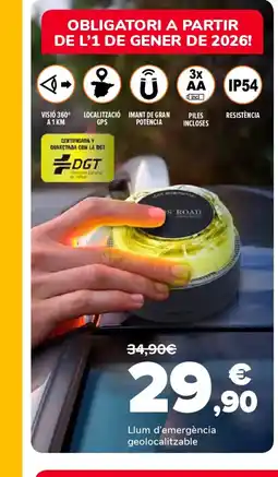 Supeco Llum d'emergència geolocalitzable oferta