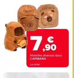 Supeco CAPIBARA Motxilles diversos tipus oferta