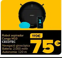 Supeco CECOTEC Robot aspirador Conga M10 oferta