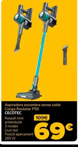 Supeco CECOTEC Aspiradora escombra sense cable Conga Rockstar P50 oferta