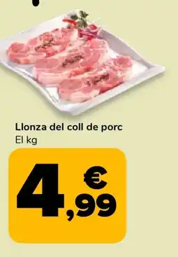 Supeco Llonza del coll de porc oferta