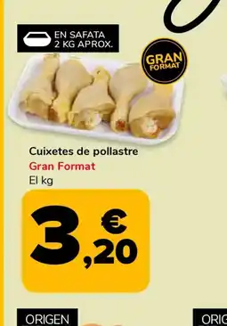 Supeco Cuixetes de pollastre Gran Format oferta
