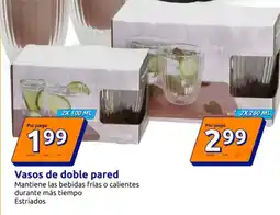 Action Vasos de doble pared oferta