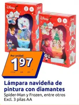 Action Lámpara navideña de pintura con diamantes oferta