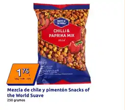 Action SNACKS OF THE WORLD Snack Mix mit Chili- und Paprikageschmack Mezcla de chile y pimentón suave oferta