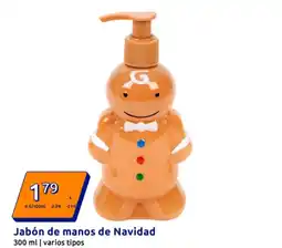 Action Jabón de manos de Navidad oferta