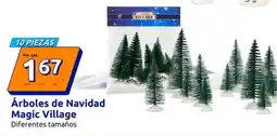 Action Árboles de Navidad Magic Village oferta