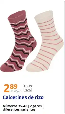 Action Calcetines de rizo oferta