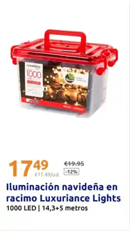 Action Iluminación navideña en racimo Luxuriance Lights oferta