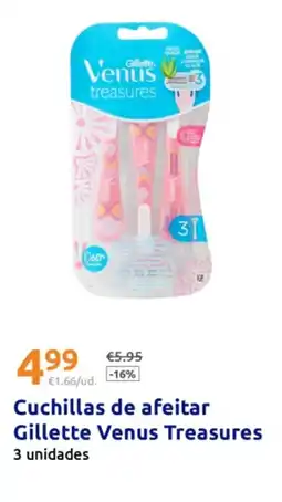 Action Cuchillas de afeitar Gillette Venus Treasures oferta