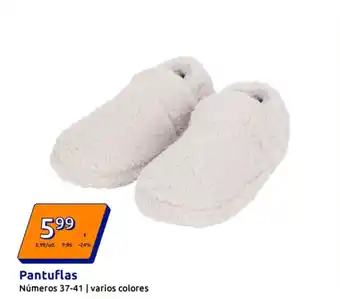 Action Pantuflas oferta