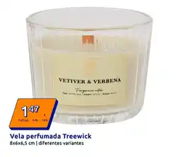 Action Vela perfumada Treewick 8x6x6,5 cm oferta