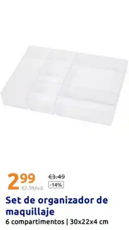 Action Set de organizador de maquillaje oferta