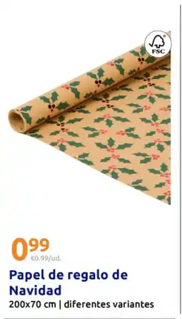 Action Papel de regalo de Navidad oferta