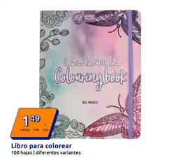 Action Libro para colorear oferta