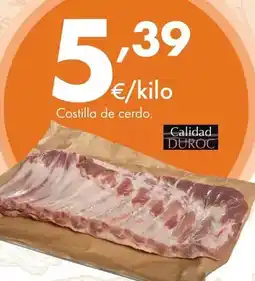 Supermercados Lupa Costilla de cerdo oferta