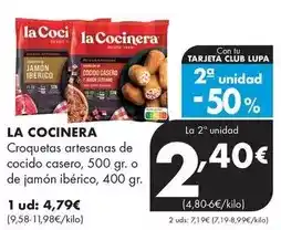 Supermercados Lupa La cocinera - croquetas artesanas de cocido casero oferta
