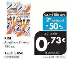 Supermercados Lupa Risi - aperitivos risketos oferta