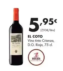Supermercados Lupa El coto - vino tinto crianza, d.o. rioja oferta