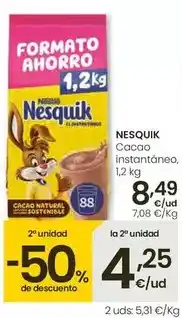 Eroski Nesquik - cacao instantáneo oferta