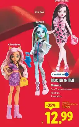 Lidl Monster high - muñeca oferta