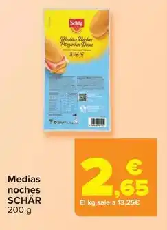 Carrefour Schär - medias noches oferta