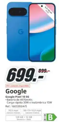 MediaMarkt Google - pixel oferta