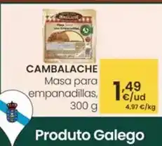 Eroski Cambalache - masa para empanadillas oferta