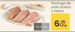Eroski Pechuga de pollo entera o filetes oferta