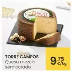 Eroski Torre campos - queso mezcla semicurado oferta