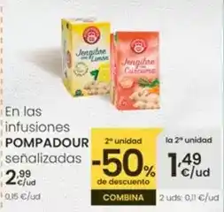 Eroski Pompadour - en las infusiones oferta