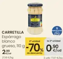 Eroski Carretilla - esparrago blanco grueso oferta
