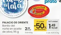 Eroski Palacio de oriente - bonito del norte en aceite de oliva oferta