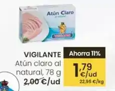 Eroski Vigilante - atun claro al natural oferta
