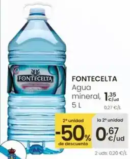 Eroski Fontecelta - agua mineral oferta