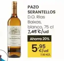 Eroski Pazo serantellos - d.o. rias baixas blanco oferta