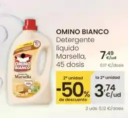 Eroski Omino bianco - detergente liquido marsella oferta