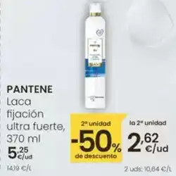 Eroski Pantene - laca fijacion ultra fuerte oferta