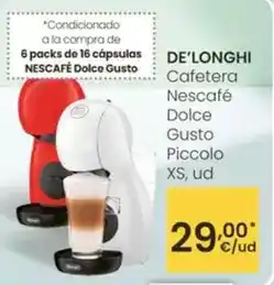 Eroski De'longhi - cafetera nescafe dolce gusto piccolo xs oferta