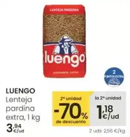 Eroski Luengo - lenteja pardina extra oferta