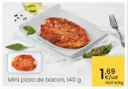 Eroski Mini pizza de bacon oferta