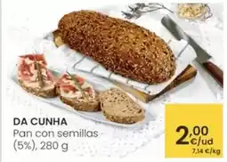 Eroski Da cunha - pan con semillas oferta