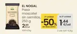 Eroski El nogal - pasa moscatel sin semillas oferta