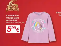 KIK Camiseta de manga larga para niñas oferta