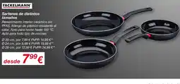 KIK FACKELMANN Sartenes de distintos tamaños oferta