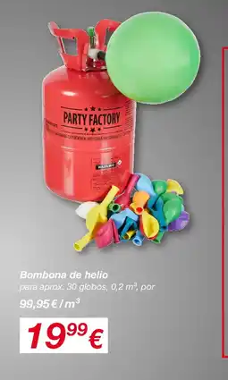 KIK Bombona de helio oferta