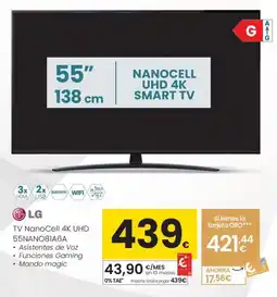 Eroski LG TV NanoCell 4K UHD 55NANO81A6A oferta