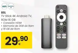 Eroski BSL TV Stick 4K Android TV, ROM 16 GB oferta
