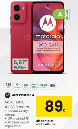 Eroski MOTOROLA Moto g05 oferta