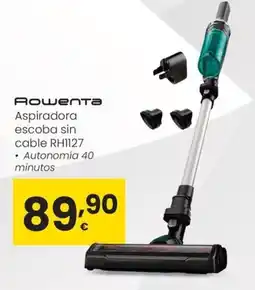 Eroski ROWENTA Aspiradora escoba sin cable RH1127 oferta